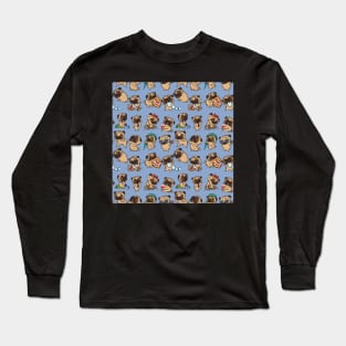 Pug Patterns Long Sleeve T-Shirt